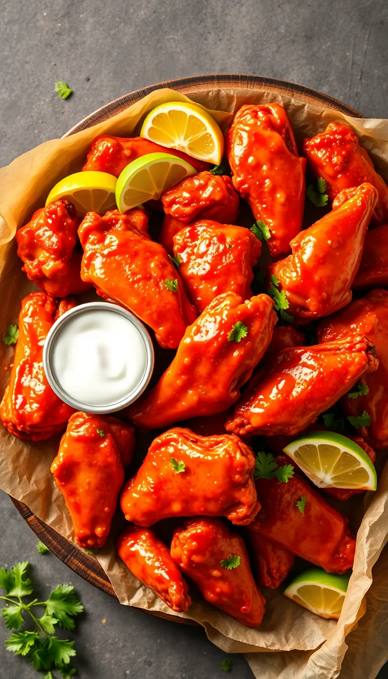 About This spicy chicken wings Recipe