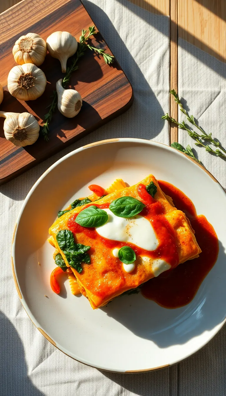 About This vegetable lasagna Recipe
