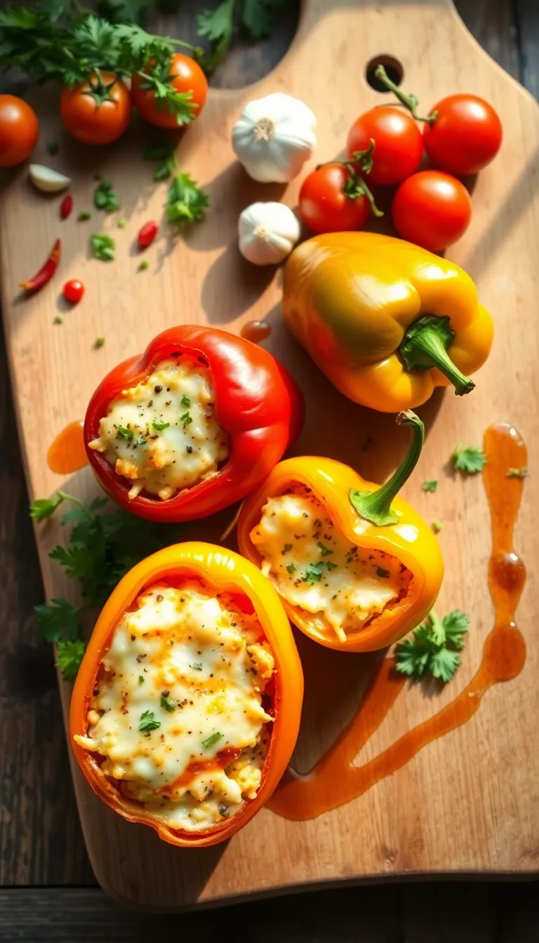 About This cheese stuffed peppers Recipe