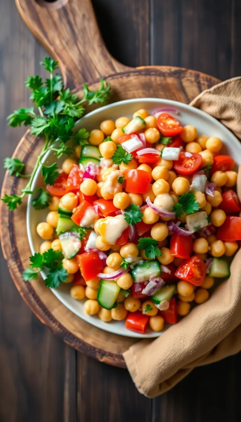 About This chickpea salad Recipe
