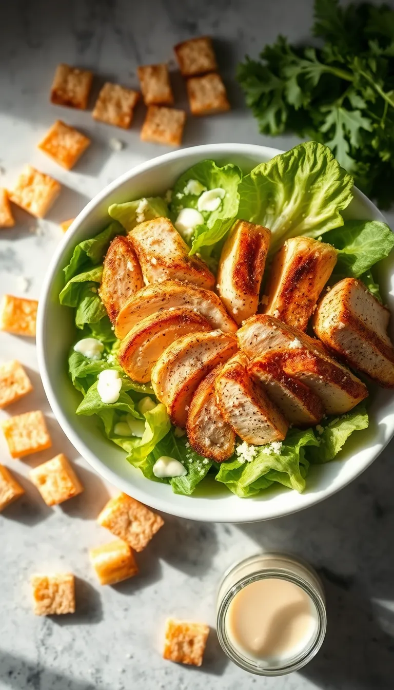 About This chicken caesar salad Recipe