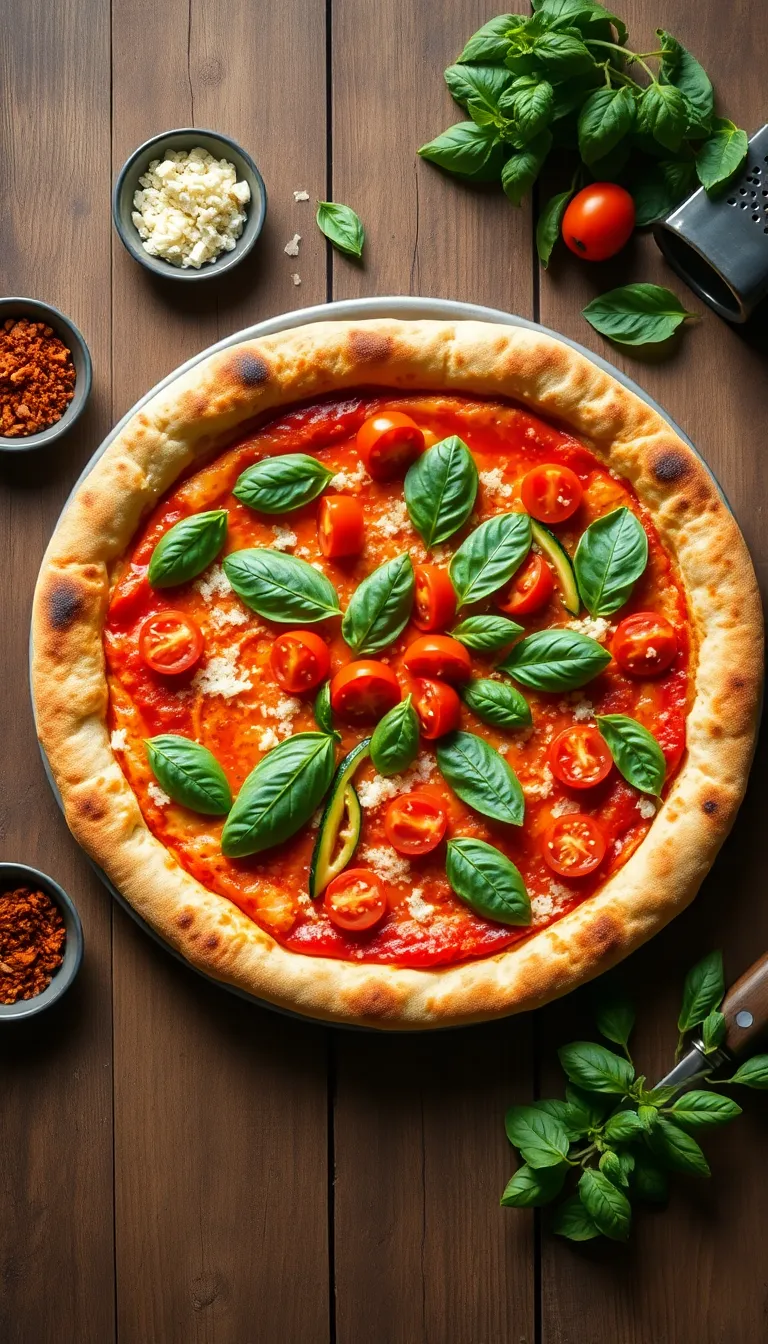 About This vegetarian pizza Recipe