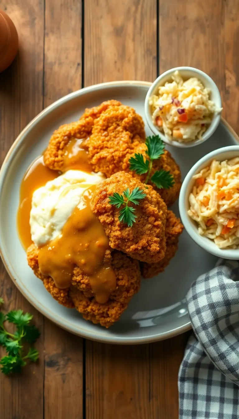 About This fried chicken dinner Recipe
