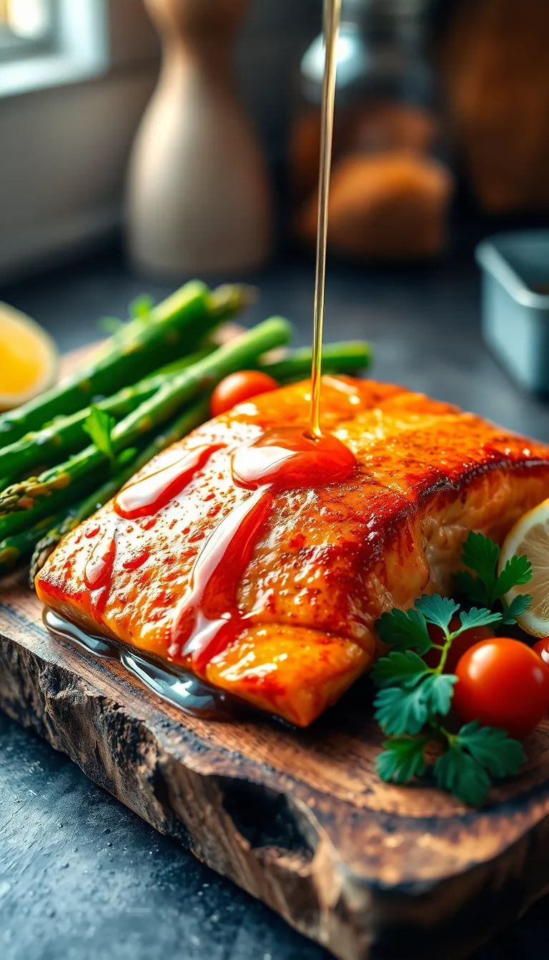 About This honey glazed salmon Recipe
