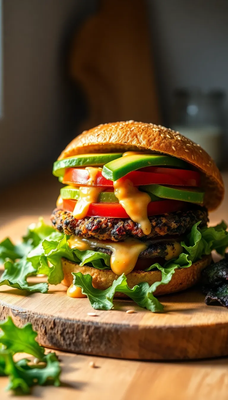 About This veggie burger Recipe