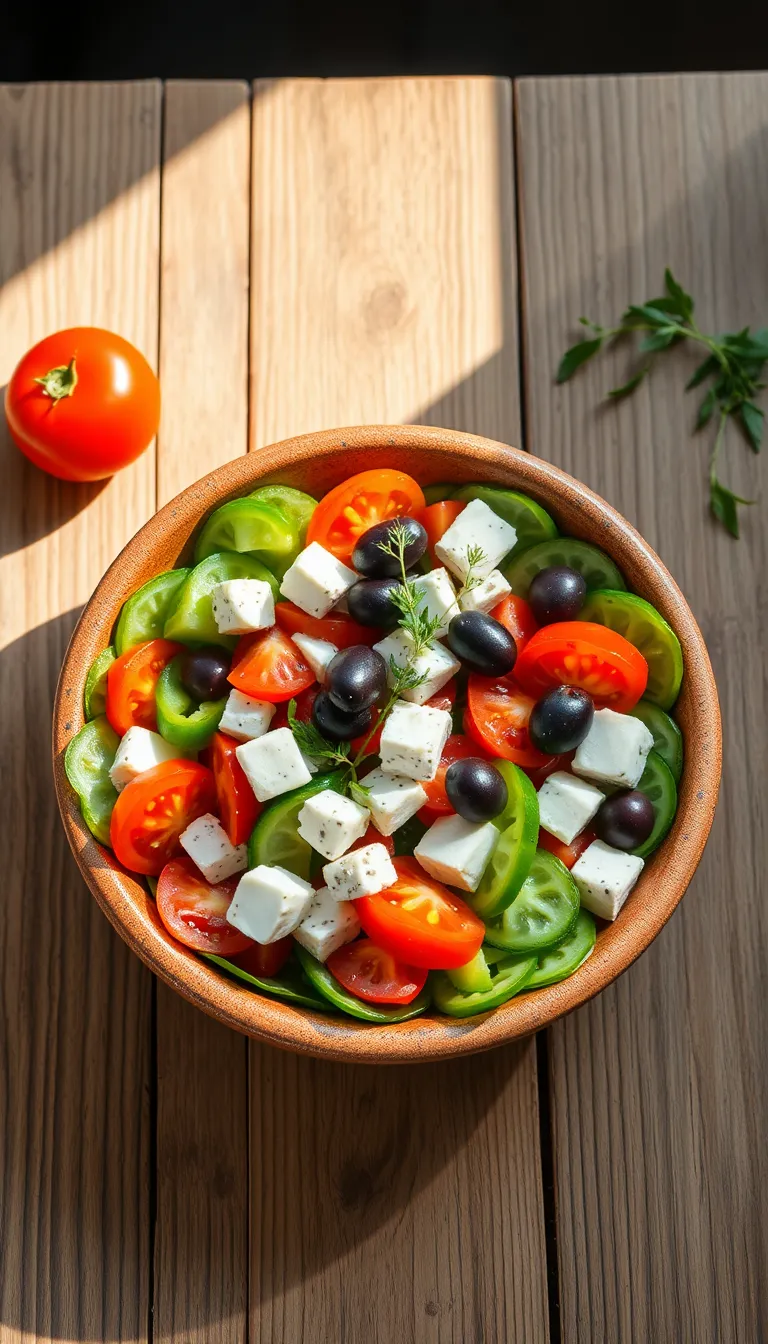 About This greek salad Recipe