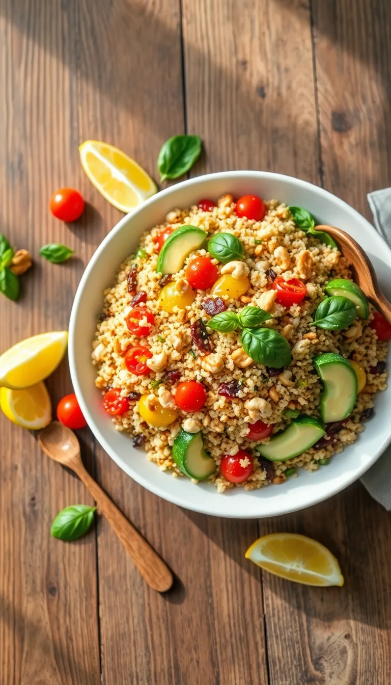 About This quinoa salad Recipe