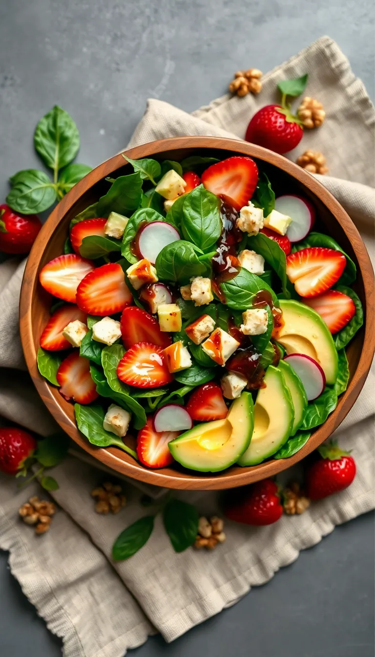 About This spinach salad Recipe